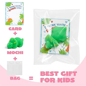 Amazon.com: JOYIN 28 Packs Mochi Squishy Toy with Gift Card